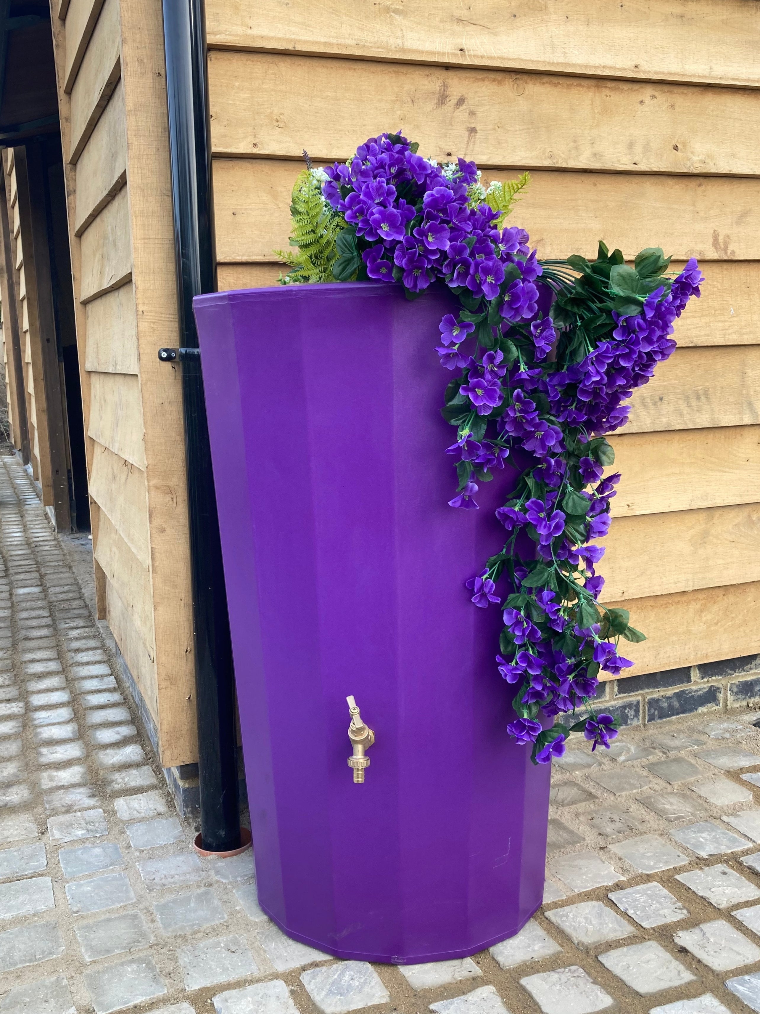 Midi Metropolitan Water Butt Planter - Purple